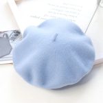 Berets-ea001 Wholesale Multicolor Fashion Design Female Faux Fur Beret Flat Cap, High Quality Adult Custom Beret Hats for Women - Image 50