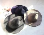 Factory Wholesale Party Witch Hats Peaked Big Brim Basin Cap Foldable Bucket Witch Hat Wool for Women - Image 3