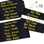 12 Pcs Bachelorette Party Sashes- Bride to Be Sash and Bride Tribe Sashes Black - Image 5