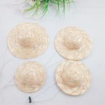 Pet Spring Summer Braided Vintage Farmer Adjustable Diy Doll Decorated Straw Hat Mini - Image 6