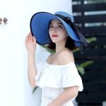 Esrt-069 Beach Cap Caps Panama Wide Brim Infant Hats for Women Summer Sun Visor China Straw Hat Ribbon Custom Upf 50 - Image 19