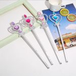 THU-048 Frozen Birthday Party Supplies 2Pcs/Set Girls Princess Tiara Crown Magic Wand Kids Rhinestone - Image 5