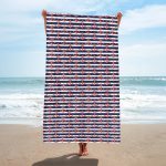 OEM Popular Boat Anchor Design Hawaii Summer Beach Swim Bath Towels Quick Drying Microfiber Beach Towel With Logo Custom Print - Image 10