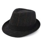 Enanth59 Cotton Short Brim Trilby Fedora Hat Men Women Classic Wool Felt Hat - Image 13