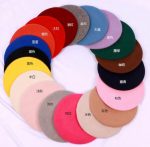 Berets-ea001 Wholesale Multicolor Fashion Design Female Faux Fur Beret Flat Cap, High Quality Adult Custom Beret Hats for Women