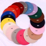 Berets-ea001 Wholesale Multicolor Fashion Design Female Faux Fur Beret Flat Cap, High Quality Adult Custom Beret Hats for Women