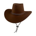 Hot Selling American Style Western Cosplay Suede Vintage Knight Felt Cowboy Top Hat Fedora Hats - Image 16