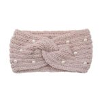 Fashion Pearls Knitted Headband Women Cross Knotted Bands Autumn Winter Ear Warmer Protectors Wide Turban Hair Accessories - Image 33