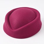 Wholesale Solid Color Classic Curled Brim Etiquette Hat Fashion Elegant Dome Formal Headwear Dance Team Uniform Hat - Image 20