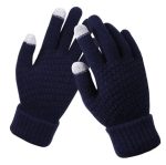 Women Men Warm Winter Touch Screen Gloves Stretch Knit Mittens Wool Full Finger Guantes Female Crochet Glove - Image 11