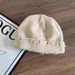 Trendy Circular Pin Hip Hop Autumn/Winter Couple Personalized Fashionable Piercing Men's and Women's Knitted Hat - Image 3
