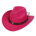 2025 Free Sample Shinehats Luxury Chapeau Femme Western Wide Brim Hat Fedora Wholesale Cowboy Felt Custom Logo Cowboy Hats - Image 20