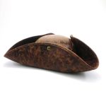 POLYESTER Leather PU  Caribbean Pirate Captain Fancy Tricorn Halloween  Party Hats Festival Carnival Costume - Image 2