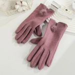 Hot Selling Winter Men Women Rabbit-Hair Warm Outdoor Cycling Wind-Proof & Cold-Proof More Velvet Touch Screen Glove - Image 10