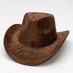 Men Women Solid Color Suede Velvet Trendy Cowboy Hats Vintage Minimalist Jazz Hat Traveling Gentleman Wide Suede Cowboy Hat - Image 25