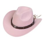 2025 Free Sample Shinehats Luxury Chapeau Femme Western Wide Brim Hat Fedora Wholesale Cowboy Felt Custom Logo Cowboy Hats - Image 76