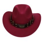 2025 Free Sample Shinehats Luxury Chapeau Femme Western Wide Brim Hat Fedora Wholesale Cowboy Felt Custom Logo Cowboy Hats - Image 41