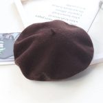 Berets-ea001 Wholesale Multicolor Fashion Design Female Faux Fur Beret Flat Cap, High Quality Adult Custom Beret Hats for Women - Image 33