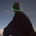 Rave Light up Bucket Hat Futuristic Neon Rave Party Accessory Festival Outfit LED Bucket Hat for Men and Women