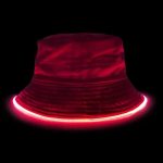 Rave Light up Bucket Hat Futuristic Neon Rave Party Accessory Festival Outfit LED Bucket Hat for Men and Women - Image 11