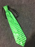 LL-9843 Led Colorful Glitter Sequin Unisex Luminous Bow Tie for Bar Night Halloween Party - Image 12