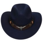 2025 Free Sample Shinehats Luxury Chapeau Femme Western Wide Brim Hat Fedora Wholesale Cowboy Felt Custom Logo Cowboy Hats - Image 28