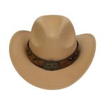 2025 Free Sample Shinehats Luxury Chapeau Femme Western Wide Brim Hat Fedora Wholesale Cowboy Felt Custom Logo Cowboy Hats - Image 32