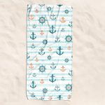 OEM Popular Boat Anchor Design Hawaii Summer Beach Swim Bath Towels Quick Drying Microfiber Beach Towel With Logo Custom Print - Image 20