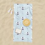 OEM Popular Boat Anchor Design Hawaii Summer Beach Swim Bath Towels Quick Drying Microfiber Beach Towel With Logo Custom Print - Image 27