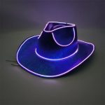 2024 Light up Cowboy Hat Neon LED Cowgirl Hat Sparkly Space Cowboy Hats for Party,Halloween Costume Dress up - Image 11
