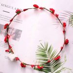 Party Crown Flower Led Light up Hair Hairband Garlands Women Halloween Christmas Glowing Wreath Headband - Image 4