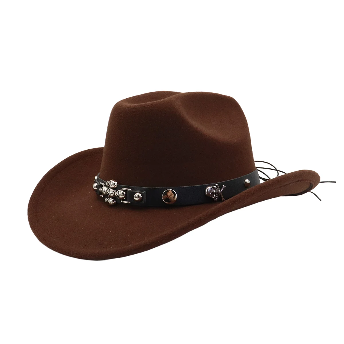 Custom Halloween Ghost Cowboy Hat Autumn Spring New Arrival Fashion Men Women Vintage Australia Wool Felt Fedora Hat