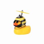 Rubber Duck Car Bicycle Decorations Small Yellow Duck Car Accessories Duck Light With Horn - Image 12