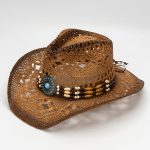 Breathable Wide Brim Straw Hat Hollow Cowboy Hats Patches Wholesale Summer Sun Caps for Men - Image 8
