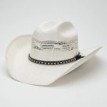 New Beach Bulk Large Designer Hand Woven Women Cowboy Cowgirl Natural Summer Warped Edge Sombrero Cowboy Straw Hat - Image 9