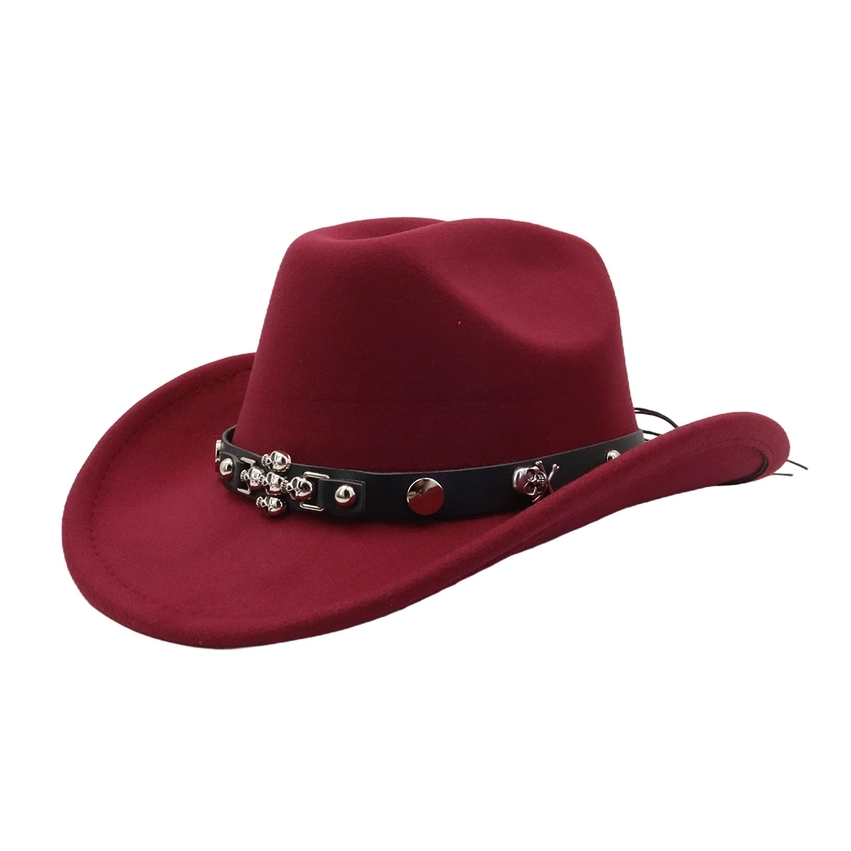 Custom Halloween Ghost Cowboy Hat Autumn Spring New Arrival Fashion Men Women Vintage Australia Wool Felt Fedora Hat