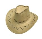 Wholesale Western Cowboy Summer Women's European and American Retro Large Brimmed Beach Sunscreen Hats - Image 6