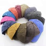 Wholesale Blank Washed Unstructured Low Profile Dad Hat Custom Logo Cotton Plain Strapback Vintage Baseball Cap - Image 4