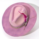 Wholesale New Vintage Wool Fedora Hat for Women and Men Custom Wide Brim Fashionable Ladies' Fedora for Business and Party - Image 11