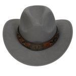 2025 Free Sample Shinehats Luxury Chapeau Femme Western Wide Brim Hat Fedora Wholesale Cowboy Felt Custom Logo Cowboy Hats - Image 53