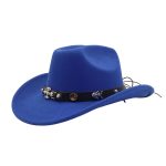 Custom Halloween Ghost Cowboy Autumn Spring New Arrival Fashion Men Women Vintage Australia Wool Felt Fedora Hat - Image 5