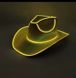Light-Up Cowboy Hat EL LED Flashing Wire Party Performances Graduation Ramadan School Thanksgiving Diwali New Design Bag Packing - Image 13