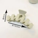 Fashion Korean Girls Plastic Wave Large Claw Clips  for Thick Hair Factory Wholesale Candy Color  Hair Claw Clip for Women - Image 2