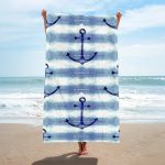 OEM Popular Boat Anchor Design Hawaii Summer Beach Swim Bath Towels Quick Drying Microfiber Beach Towel With Logo Custom Print - Image 17