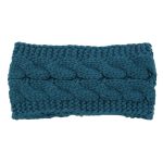 Women Headband Solid Color Wide Turban Crochet Knitted Hairband Winter Ear Warmer Girls Makeup Elastic Hair Bands Accessories - Image 12