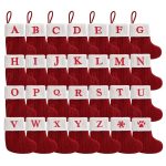Custom Wholesale 18Inch Blank Santa Socks Premium Velvet Oem Embroidery Logo Christmas Stocking
