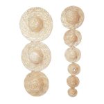 Pet Spring Summer Braided Vintage Farmer Adjustable Diy Doll Decorated Straw Hat Mini - Image 4