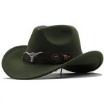 Wholesale Luxury Wide Brim Plain Distressed Designer Felt Western Jazz Men Wool Felt Cowboy Hat With Custom logo - Image 19