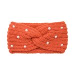 Fashion Pearls Knitted Headband Women Cross Knotted Bands Autumn Winter Ear Warmer Protectors Wide Turban Hair Accessories - Image 42