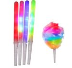 31cm LED Light Cotton Candy Cones Colorful Glowing  Stick Reusable Wedding Party Favor Concert Park Flashing Decorations - Image 4